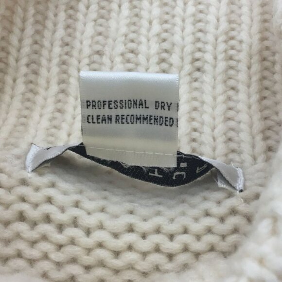 Trina Turk Los Angeles Sleeveless Turtleneck Cable Knit Wool Sweater Medium - Picture 6 of 7